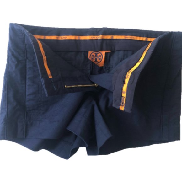 Navy Blue Tory Burch Short Shorts - Picture 4 of 4